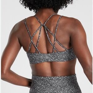 Athleta Breathe In Printed Bra Size Large